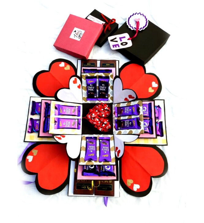 Customize Gift Box with Chocolates ( 3 Layer )